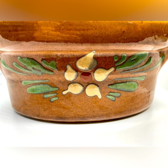 Vintage Hand-painted Clay Dish - Picture 1 of 5